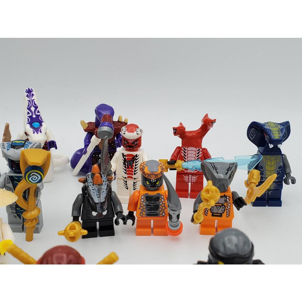 Zestaw 24 szt. Mini Figurek Ninja Seria Wężowa Klocki Zabawki