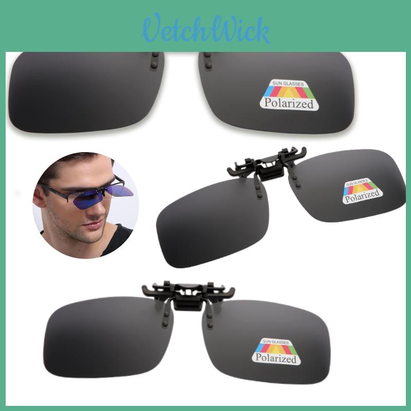 Polarized Flip-up Clip-on Sunglasses For Men And Women, Tac Lens, Uv400 Protection