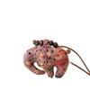 Silk Elephant Pendant Necklace – High-End Chinese Ethnic Design