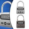 1pcs Metal Timer Lock LCD Display Multi Function Electronic Time 999 Hour Max Timing USB Rechargeable Timer Padlock