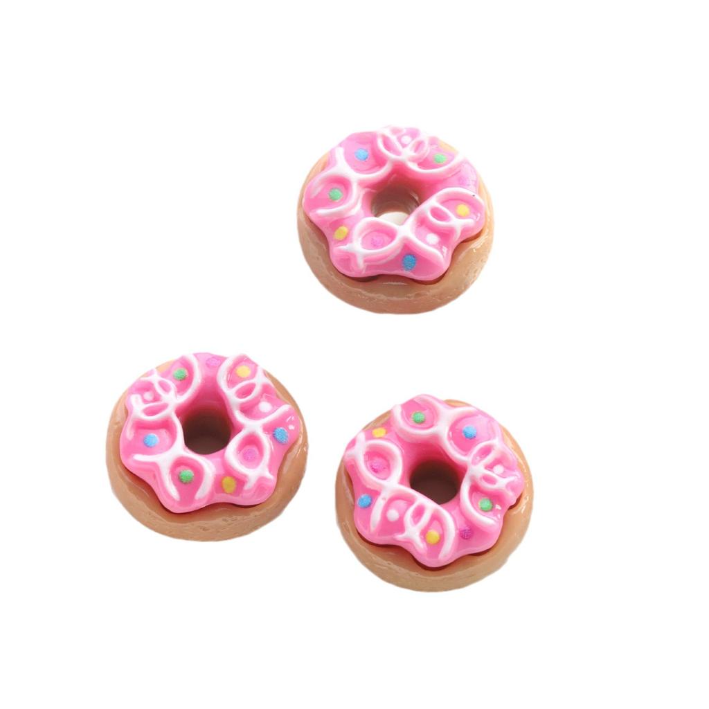 DIY Donut Simulation Food Toy Accessories: Cream Glue, Beauty Keychain, Handmade Parts & Materials for Phone Case Pendant