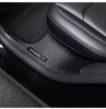 Tesla Model Y & Model 3 Carbon Fiber Rear Door Sill & Seat Back Protector Guard
