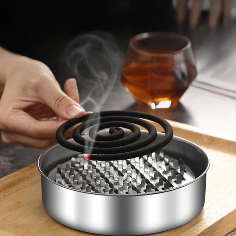 Mosquitoes Incenses Holder Mosquitoes Incenses Burners Box Compacts Mosquitoes Spirals Holder with Lid Incenses Holder