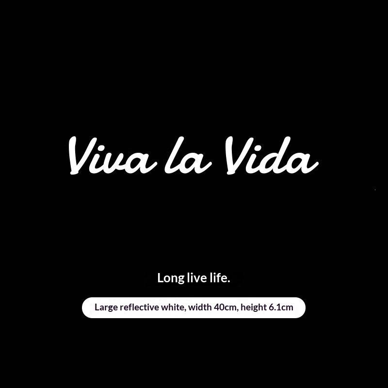 Viva La Vida Cool Stickers For Car Bumper And Door Motorcycle Helmet Street Racing Waterproof Decals