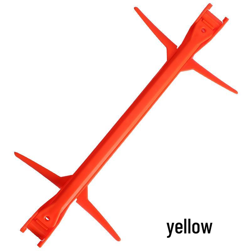 

Football Agility Training Hurdles: Small Jump Bars for Obstacle Drills 33CM Length x 38CM Width x 19CM Foot помаранчевий/червоний