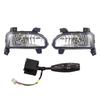 Car Front Bumper Fog Light Fog Lamp Assembly Driving Light Daytime Running Lamp With Harness For Chevrolet Wuling Hongguang N400