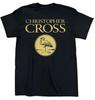 T-shirt Nera in Cotone Pesante Christopher Cross Band For Fans Tutte le Taglie AG09