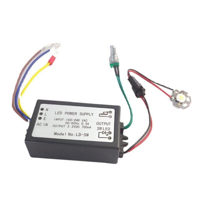 

LED Light Source for Various Microscope Models Easy Installation 0.5W-5W Dimmer Switches Power Supply