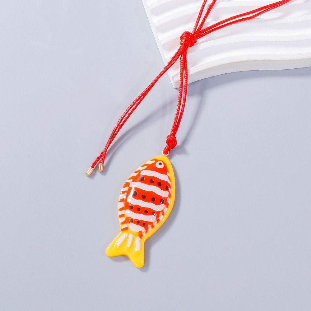 Cute Fish Necklaces Beach Ear Jewelry Creative Bohemian Drop Earrings Party