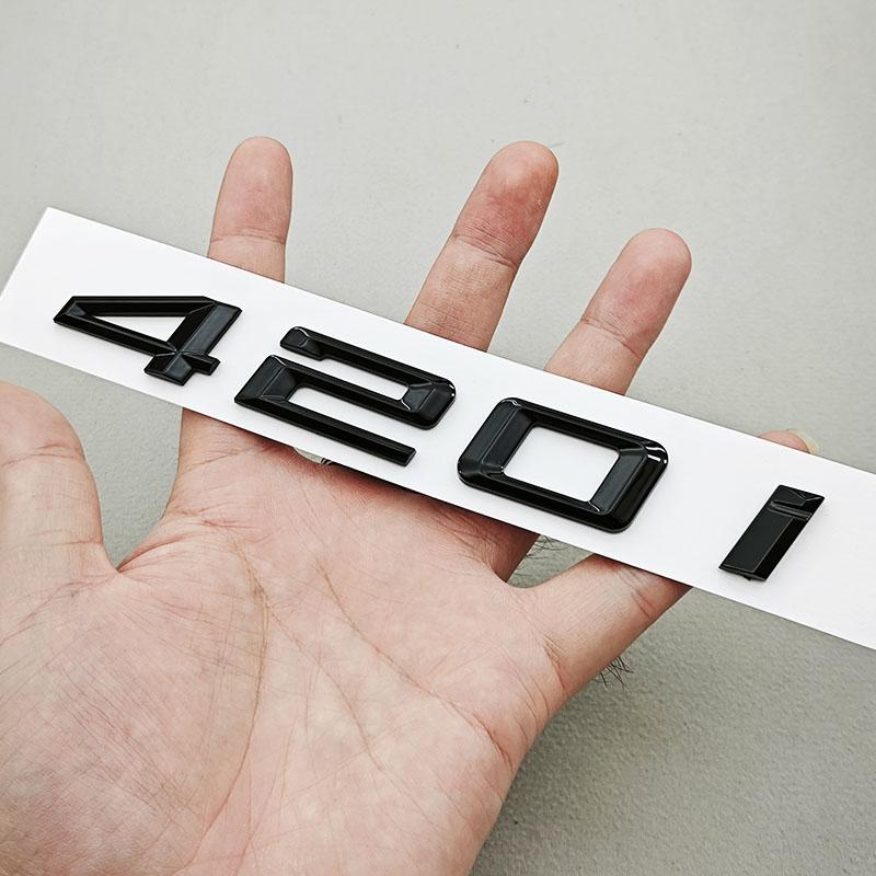3D Car Letters Logo 428i 420i Badge Rear Trunk Badge Emblem Decals For BMW 4 Series 420i 428i F32 Tail Marking Accessories