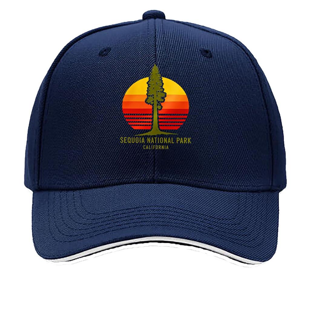 Baseball Cap with Geometric Print Casual Sport Cap for Unisex Outdoor Activities FatherS Day Bir Sandwich Baseball Cap