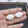 1 Pair Hook Earrings Cartoon Cloud Lovely Candy Color Dangle Earrings for Daily Wear