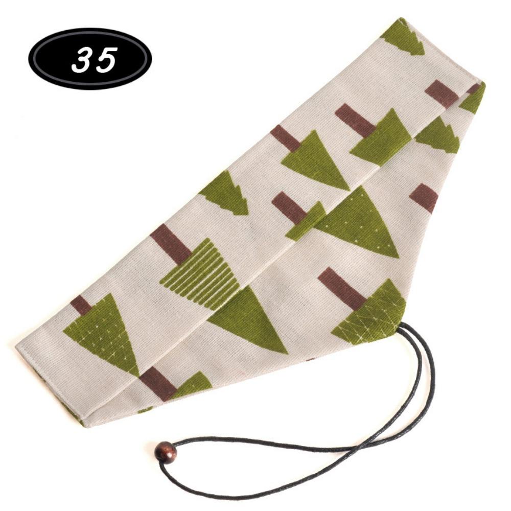 Japanese Style Utensil Holder Cotton Linen Cutlery Case Reusable Cutlery Pouch For Chopstick Spoon
