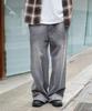 WEGO Easy Baggy Flare Denim Denim Size Denim Black Slacks, Jeans, Pants, Unisex, Gift, Men's, M,