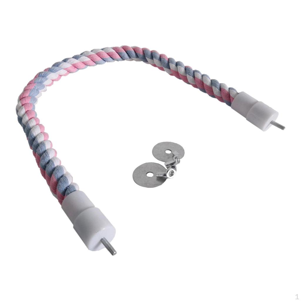 Avian Rope Perch Swing for Small Birds, Hanging Birdcage Toy