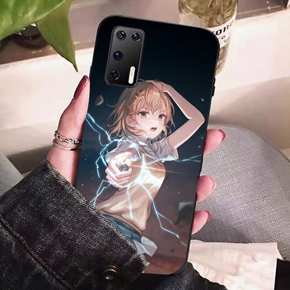 Anime M-Misaka Mikoto Cute Phone Case For Huawei P 8 9 10 20 30 40 50 Pro Lite Psmart Honor 10 Lite 70 Mate 20lite