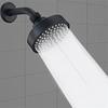 1 Piece of Bathroom Facilities 4 Inch Black Faucet Replacement Exquisite and Compact Shower Head Decoration
