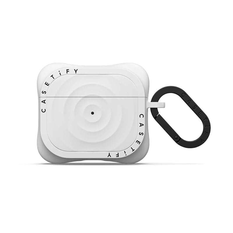 

CASETiFY wave silicon AirPods case (3rd Generation) - white