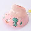 Empty Top Children Sun Hat Wide Brim Kids  Beach Cap Cartoon Summer  Baby   Sunhat  Summer