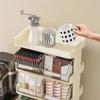 Multi-layers Storage Drawer Rack Multifunction Space Saving Display Storage Box Transparent Eco-friendly Material