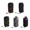 Useful Climbing Water Holder With Storage Compartment Backpacks Water Bottles Holder Meshes Bag for Mountain Expeditions