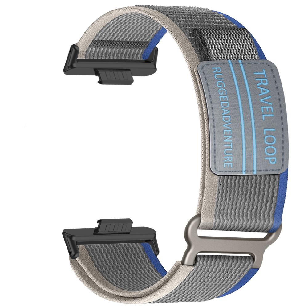 

Нейлоновый ремешок для Huawei Watch Fit 4 Pro Band Спортивный мужской женский сменный браслет Huawei Fit 3 Fit 4 Travel Loop Correa Аксессуары Huawei Fit 4 Pro &Black синий