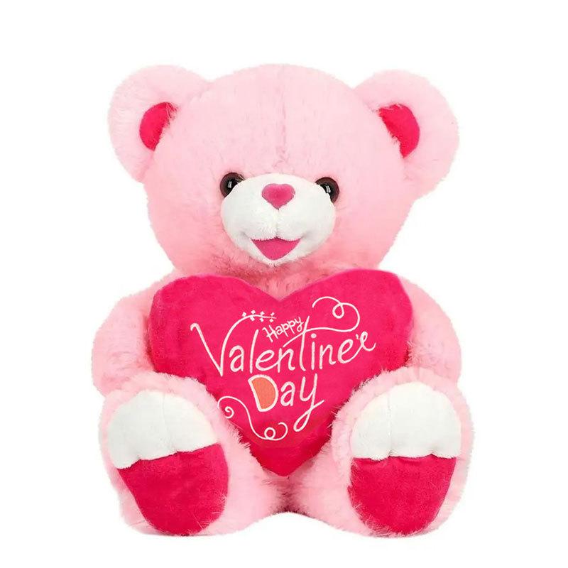 Plush Bear Doll With Pp Cotton Filling For Girls And Valentines Day Gift