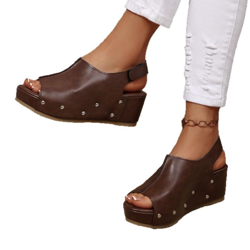Large Size Platform Fish-mouthed Sandals for Women, New Style Platform Shoes Devotion
