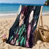 Powerful Demon Anime Beach Towel Microfiber Beach Towel, Lightweight and Quick-Dry, for Summer Travel, Swimming Pool Fan Birthday Gift
