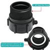 Black Ton Bucket Joint Accessories Plastic Ton Bucket Adapter IBC Tote Adapter  Tote Connector