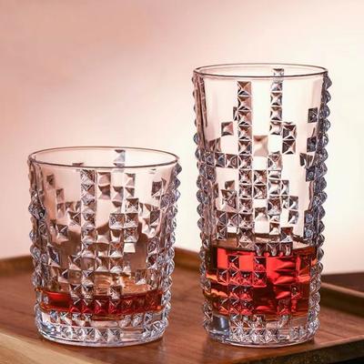 2pcs Set Wine Glasses Drinking Elegant Coffee Cups Transparent Wine Glass Water Drinking Simple Cup Creative Kitchen Accessory