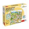 Educational Games - GEOMAG - Observation Puzzle Green City - Ecological Puzzle - Discovery of Sustainable Cities - Poster Included