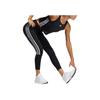 adidas 3-Stripes Ribbed 7/8 Tights Women Tights Black White GL0578