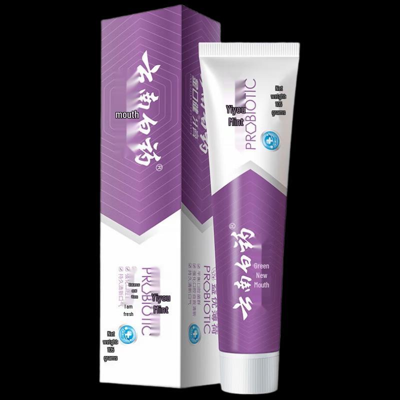 

Yunnan Baiyao Jin Kou Jian Invigorating Mint Toothpaste