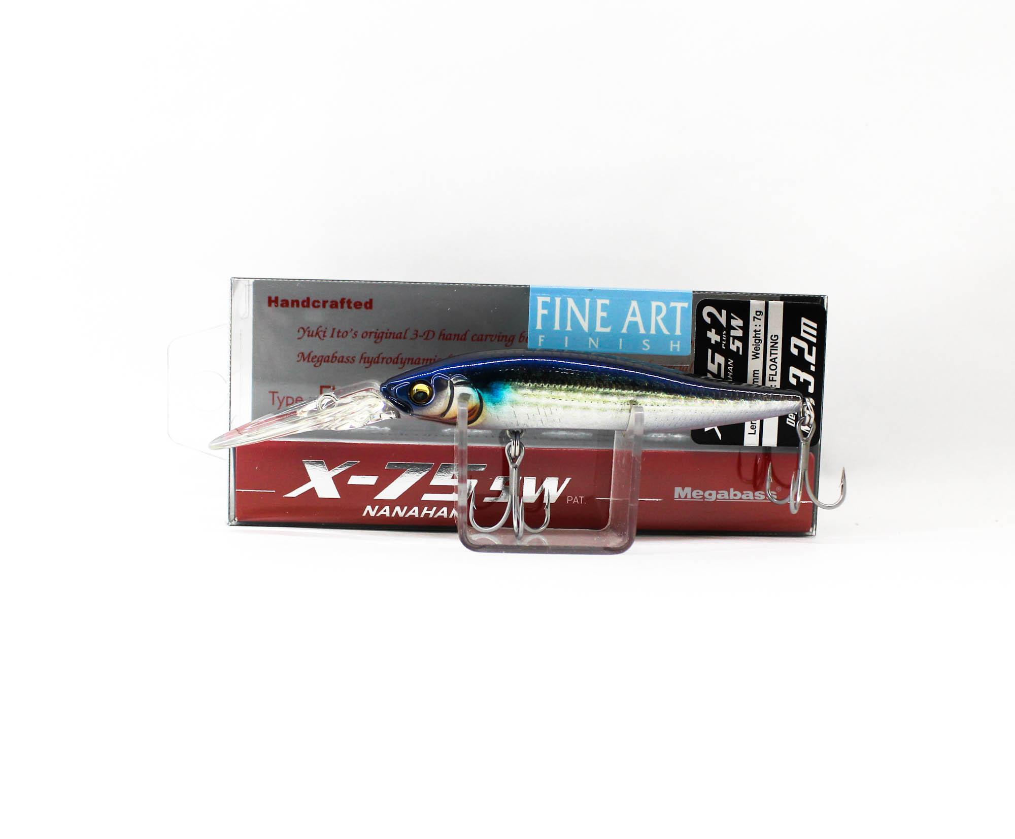 

Megabass X-Nanahan +2 SW 75 mm 1/4 oz Floating Lure FA Bora (3715)
