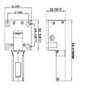 RC Models Part H-123mm 202g Retractable Landing Gear with 50mm PU Wheel for 2-3kg RC Hobby Plane Airplane Aircraft DIY Fighter
