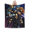 Warm Blanket Children Travel Hokuto No Ken Survivor Cute Throw Blanket  Flannel Bedspread For Living Room Funny Sofa Bed Cover