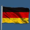 Germany Flag 60.96x91.44cm/91.44x152.4cm High Quality Polyester National Banner - Vivid Color German Flag with Golden Brass Grommets, Classic Black-Re