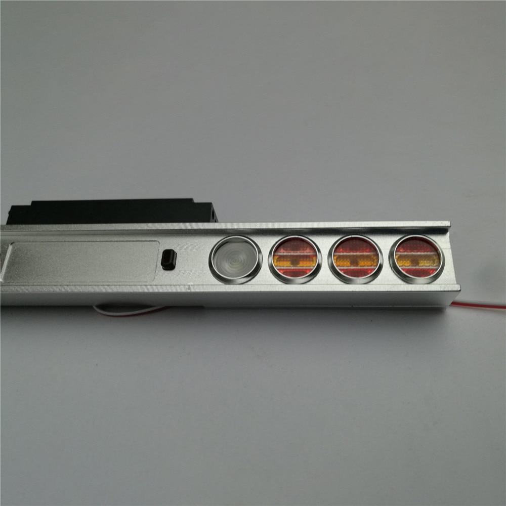 Metall-Rücklicht mit LED-Licht für Tamiya 1:14 RC Auflieger König 56344 56301 RC Sattelzug