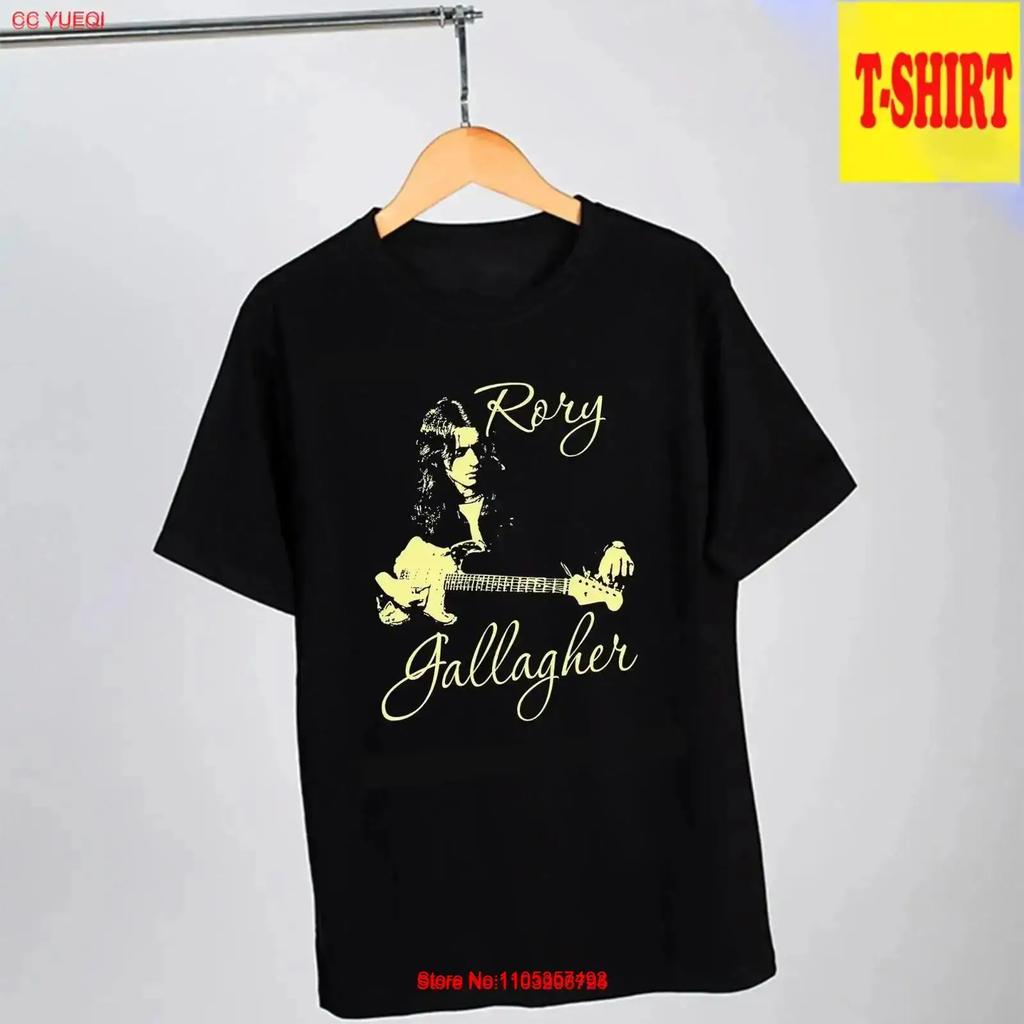 Rory Gallagher T Shirt Black Size S 5xl Vintage Homme Unisex Graphic Stylish Slightly Stretched Versatile Fashion