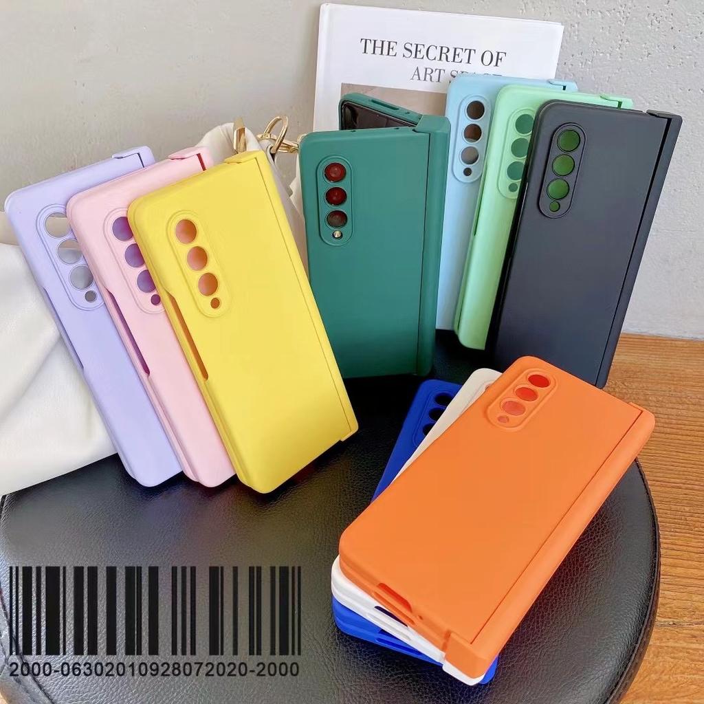 Applicable to Samsung zfold7 Macaron mobile phone case Z FOLD5/4/3 folding screen matte 360 all-inclusive mobile phone case