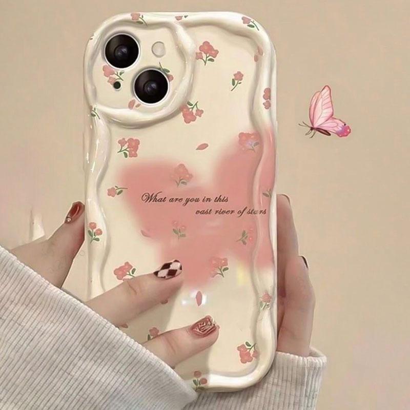 

Phone Case For Samsung Galaxy S26 S24 S25 S23 Ultra S22 S21 S20 Plus FE Butterfly Painting Wavy Silicone Shockproof Covers Funda Galaxy A35 5G