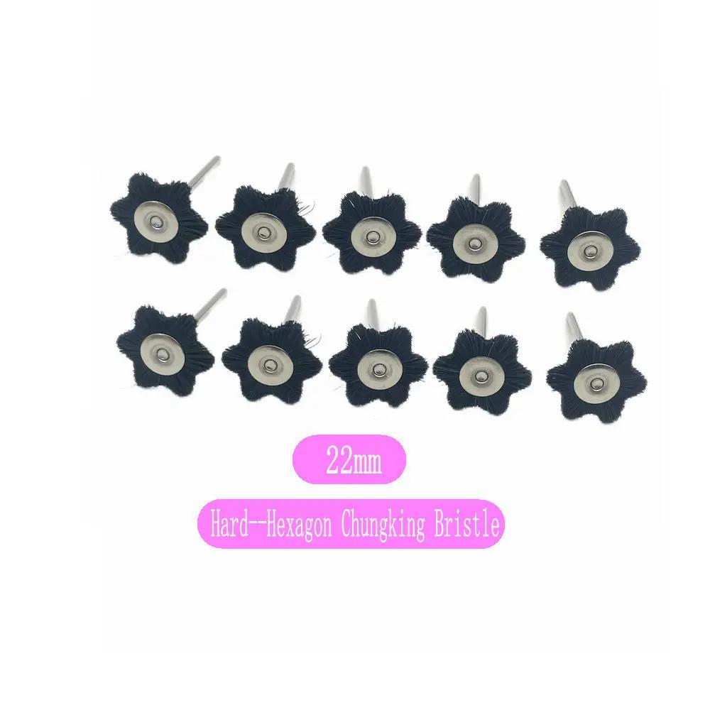 10pcs Polishing Wheels Wool/Cotton/Cloth Buffing Pad Jewelry Abrasive Brush Dental Lab Hp Brush 2.35mm Shank Rotary Tools