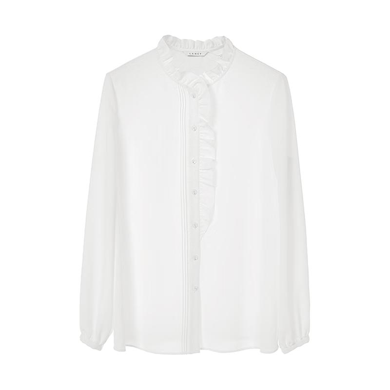 LANCY Retro Palace Style Chiffon Long Sleeve Blouse