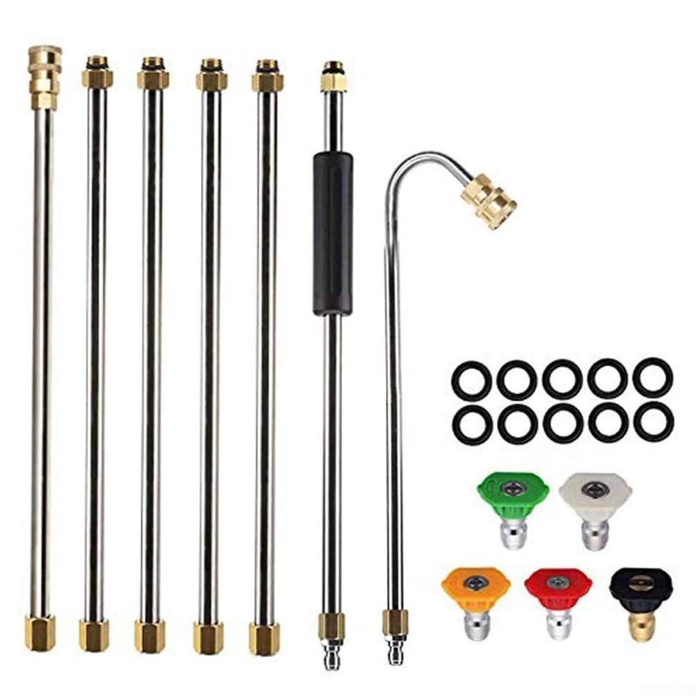 

Простая установка распылительной насадки для мойки высокого давления