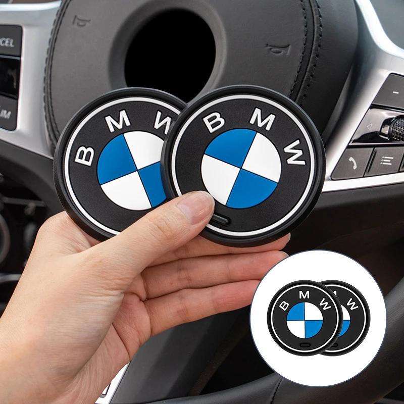 Adesivo per Auto Caldo 2025 M Power Sottobicchieri per Auto in Silicone Antiscivolo Tappetino per Tazza d'Acqua per BMW X1 X2 X3 X5 X4 X6 X7 G30 G20 G32 G11 G12 F40