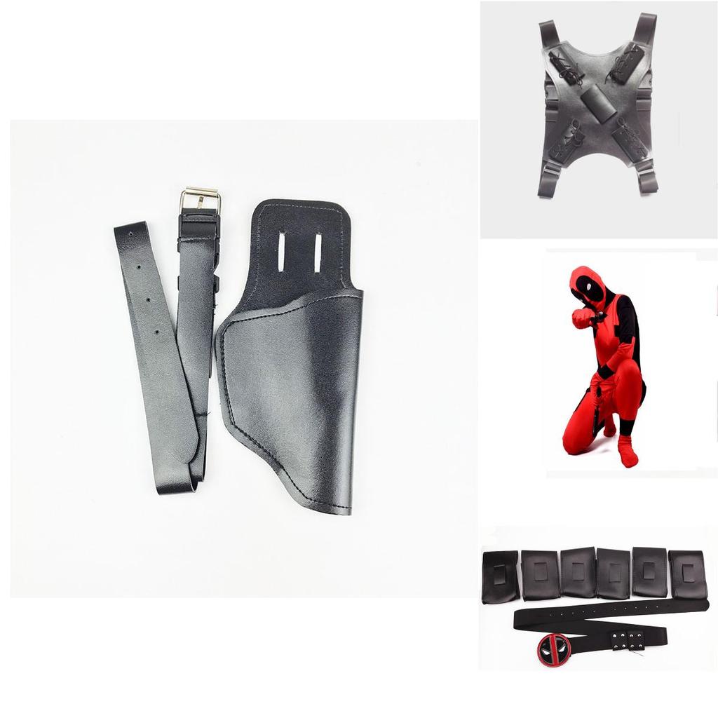 Sexy Cool Lady Deadpool Costume Spandex Women Red Fullbody Superhero Cosplay