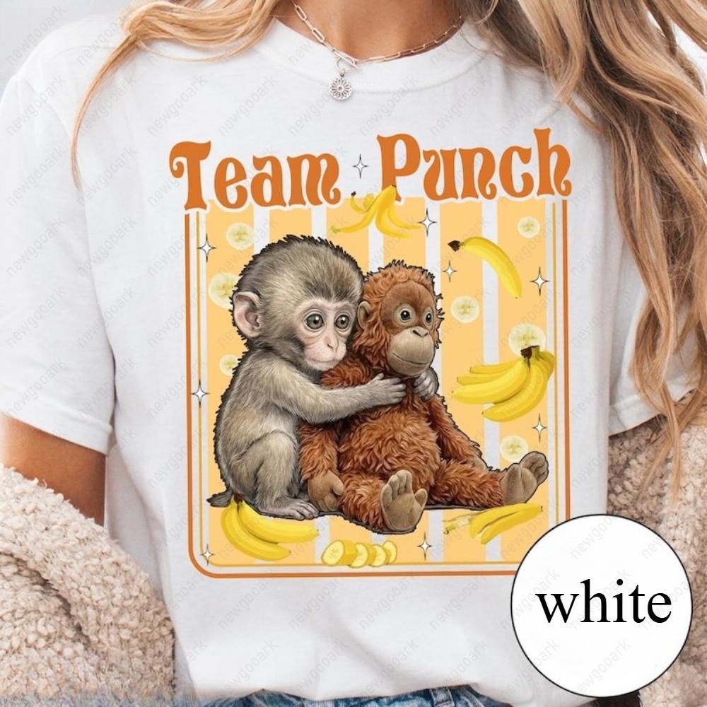 Emotional Support Monkey Tshirt Viral Monkey Shirt Women Unisex Casual Cotton Graphic T Shirts Creative Streetwear Camisetas Tops S