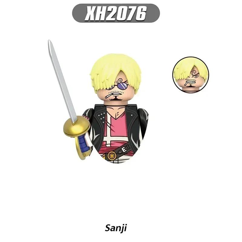 Siste versjon Byggeklosser Japan Anime Klosser Dukker Mini Action Leketøysfigurer Monteringsklosser Barnegaver