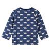 Hatley Polar Bear Silhouette Long Sleeve Baby Polar Bear Sizes Main Separate F18PBI1302 Tee, Silhouette, 60-70cm, 3M-6M (58-69cm), Blue, Material 60%